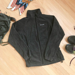 COLUMBIA Benton Springs Full Zip Charcoal Grey | S